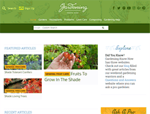 Tablet Screenshot of gardeningknowhow.com